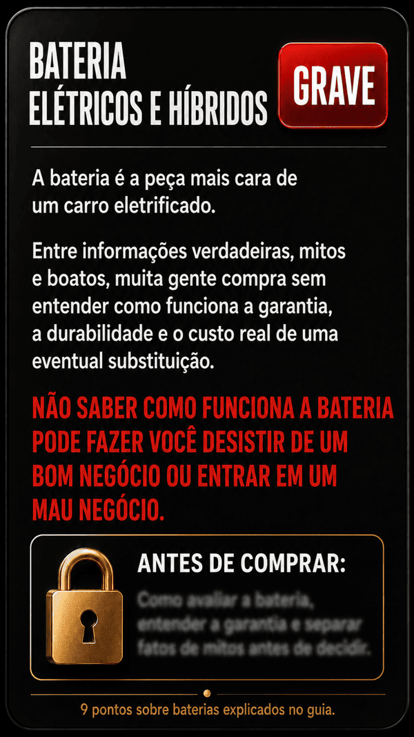 Prévia do guia: bateria de elétricos e híbridos